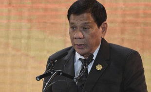 Le président philippin Rodrigo Duterte.