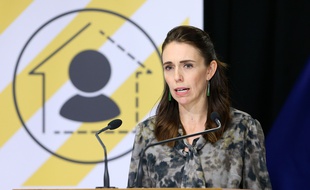 La Première ministre néo-zélandaise Jacinda Ardern, le 2 avril à Wellington.
