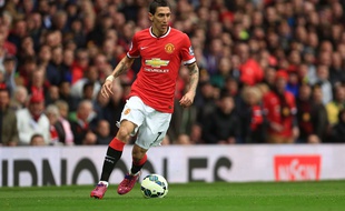 Angel Di Maria lors d'un match entre Manchester United et Manchester City le 12 avril 2015.