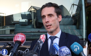 Jean-Baptiste Djebarri, le ministre délégué aux Transports, le 7 juillet 2020 à Bayonne.