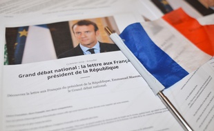 "Grand débat national", la lettre aux Français du président de la République Emmanuel Macron. Ilustration