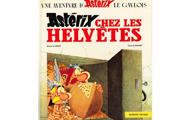 Pas loin, c’était « Astérix chez les Helvètes », sorti en 1970. Un petit bijou, surtout quand on pense aux gages improbables de l’orgie-fondue.