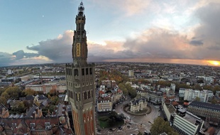 Le beffroi de la mairie de Lille.