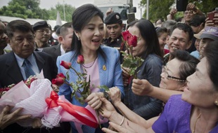 Yingluck Shinawatra, ex-Première ministre de Thaïlande, à Bangkok, le 17 février 2016