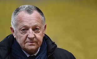 Jean-Michel Aulas lors de Monaco-Lyon le 1er février 2015.