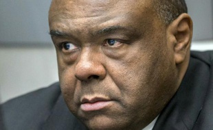 L'ancien vice-président congolais Jean-Pierre Bemba à la Cour pénale internationale à la Haye, le 21 mars 2016