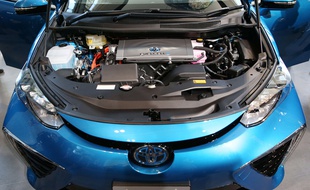 Mirai, l'une des rares voitures à hydrogène, est fabriquée par Toyota.