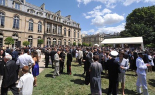 La garden party de l'Elysée du 14 juillet 2009.