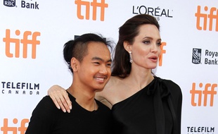 L'actrice Angelina Jolie et son fils Maddox