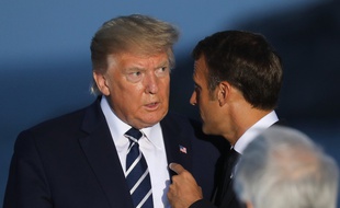 Donald Trump et Emmanuel Macron, le 25 août 2019 lors du G7 à Biarritz.