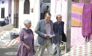 Les acteurs d'Indian Palace de gauche à droite: Judi Dench, Tom Wilkinson et Bill Nighy.