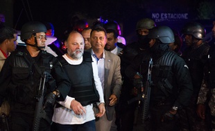 Christophe Naudin à son arrivée à Saint-Domingue, en République dominicaine, le 4 mars 2016.