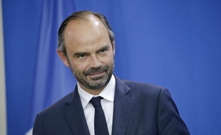 Le Premier ministre Edouard Philippe a fait état de la situation à Saint-Martin le 20 septembre 2017 après le passage de l'ouragan Irma.