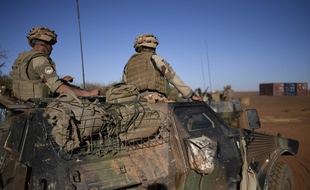 Le 13 janvier 2017, des soldats de l'opération Barkhane au Mali.