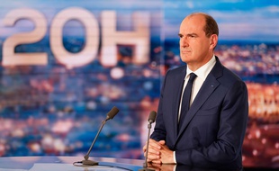 Le Premier ministre Jean Castex au JT de 20 Heures de TF1, le 21 octobre 2021.