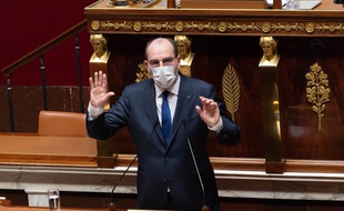 Jean Castex, le 1er avril 2021.