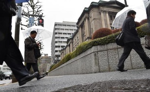 La banque centrale à Tokyo le 18 février 2015