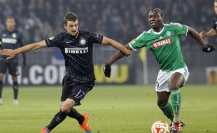 Florentin Pogba a eu l'opportunité d'affronter l'Inter Milan de Zdravko Kuzmanovic cette saison en Ligue Europa.
