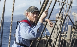 Ron Howard sur le tournage d'Au cœur de l'océan