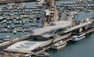 La gare maritime ultra-moderne de Salerne (sud de l'Italie) ne devrait pas être pleinement opérationnelle avant 2017