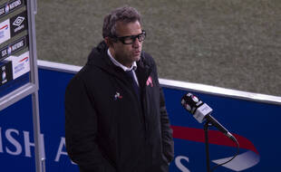 Fabien Galthié à Twickenham, le 13 mars 2021.