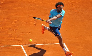 Tsonga à Monte-Carlo en avril 2017.