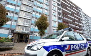 Une voiture de police, à Strasbourg le 6 octobre 2012
