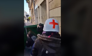 Un extrait de la séquence virale sur Facebook.