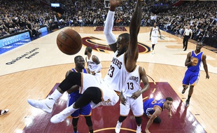 LeBron James lors de Golden State-Cleveland le 16 juin 2016.