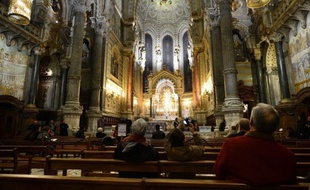 A la basilique de Fourvière.