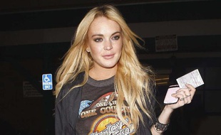Lindsay Lohan à Hollywood le 28 juin 2010.