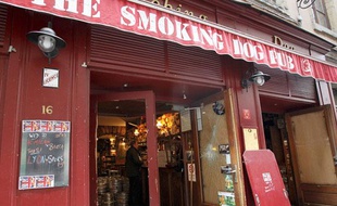 Le bar de Lyon dans lequel ont été attaqué les supporters de Tottenham, le 21 février 2013.