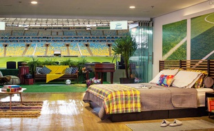 La chambre au Maracana proposée par Airbnb.