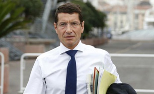 Le maire LR de Cannes David Lisnard le 27 septembre 2013 à Cannes