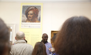 Lilian Thuram présente l'exposition "Imaginaires et représentations de l'Orient.