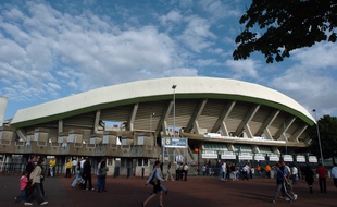 Le parvis du stade de la Beaujoire.