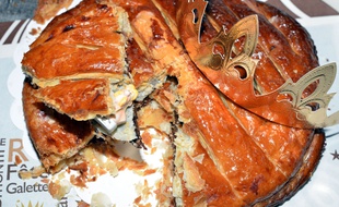 Illustration d'une galette des rois.