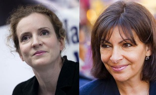 Montage photo: Nathalie Kosciusko-Morizet et Anne Hidalgo en 2013.