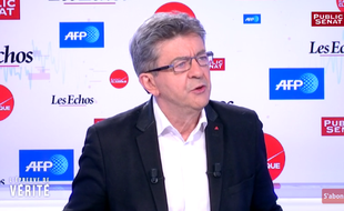 Jean-Luc Mélenchon sur Public Sénat, le 11 octobre 2016.
