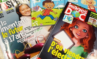 Des magazines Bayard Jeunesse consacré à l'énergie, en avril 2015.