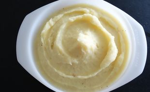 Purée de pomme de terre. Illustration.