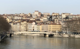 Vue de Lyon, le 3 février 2020.