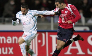 Adil Rami en 2007 sous le maillot lillois face à l'OM