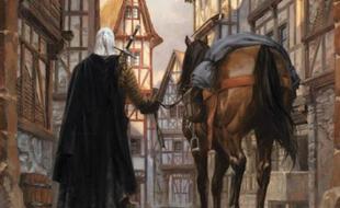 Illustration officielle de Thimothée Montaigne représentant le personnage de The Witcher