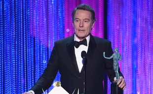 Bryan Cranston a reçu le SAG Award du meilleur acteur dans une mini-série pour «All The Way», le 29 janvier 2017.