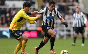 L'attaquant français de Newcastle Hatem ben Arfa en février 2014.