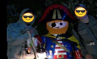 Pedro bien entouré à une «rave party».
