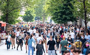 Le centre-ville de Lyon, le 17 juillet 2021.