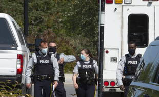 Des policiers au Québec (illustration).