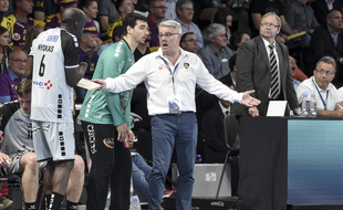 Thierry Anti lors de la gifle contre Barcelone à la H'Arena.